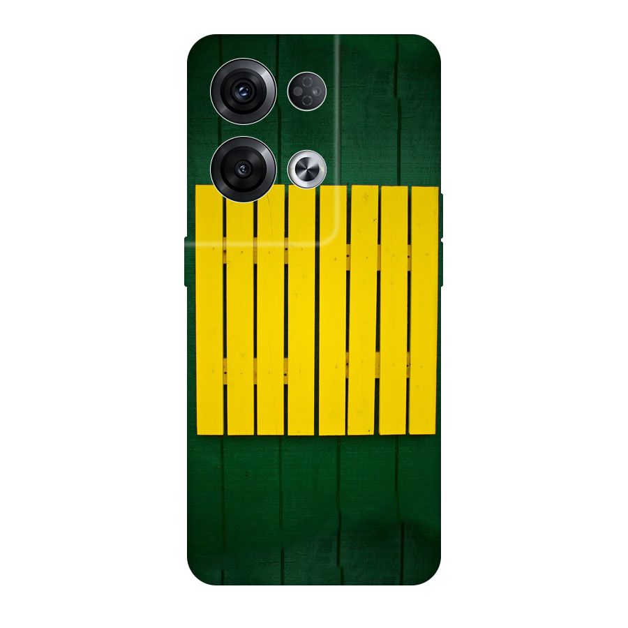 Yellow Fence Original Polycarbonate Back Case for Oppo Reno8 Pro 5G