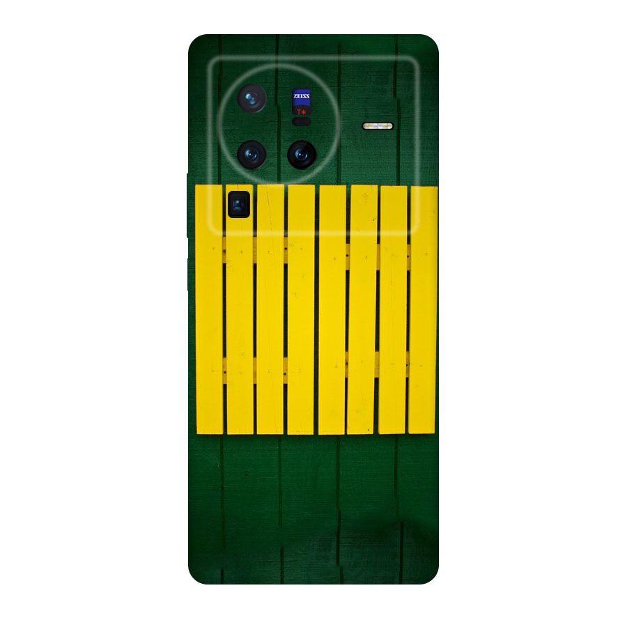 Yellow Fence Original Polycarbonate Back Case for Vivo X80
