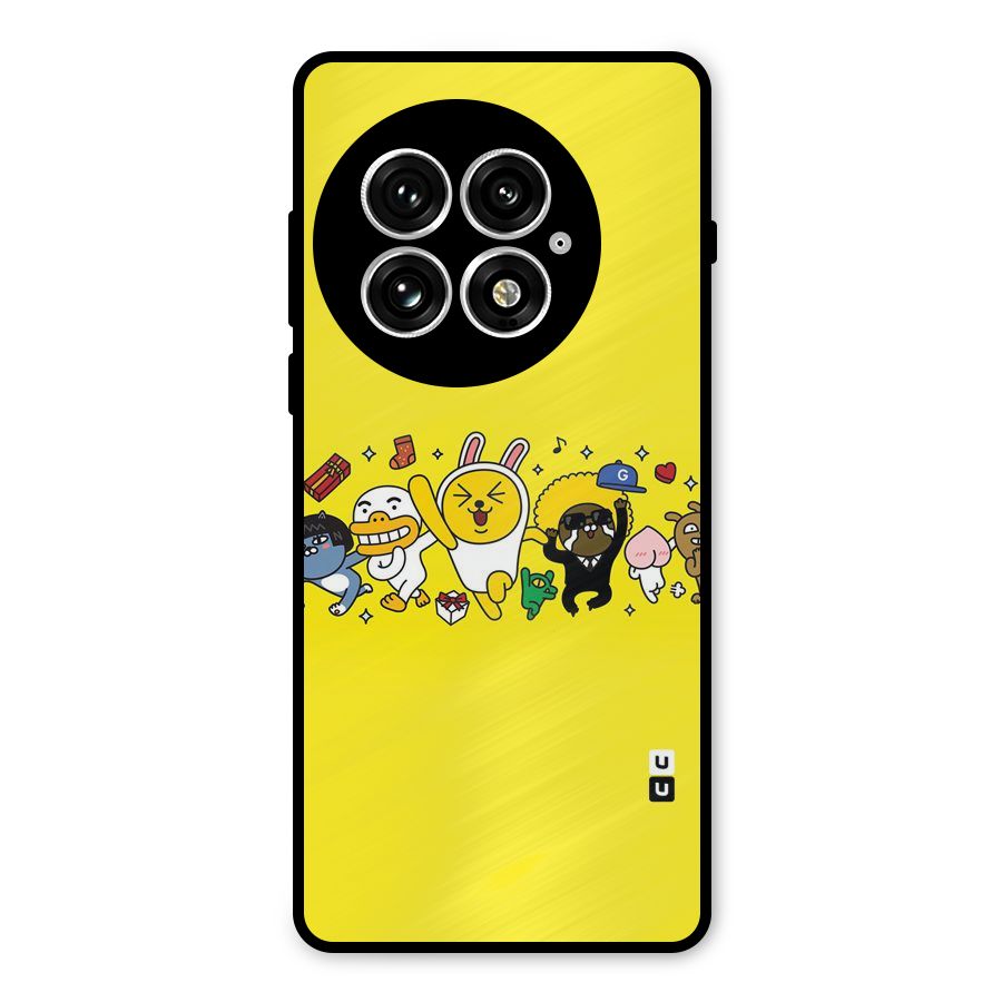 Yellow Friends Metal Back Case for OnePlus 13