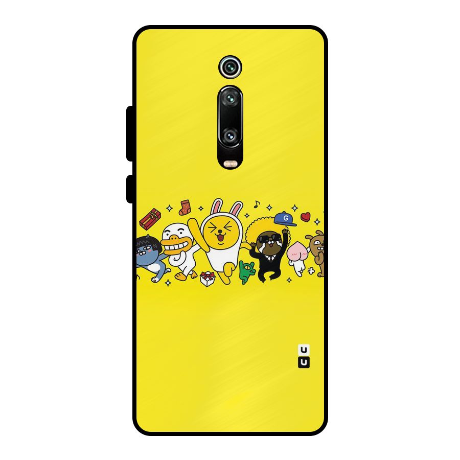 Yellow Friends Metal Back Case for Redmi K20