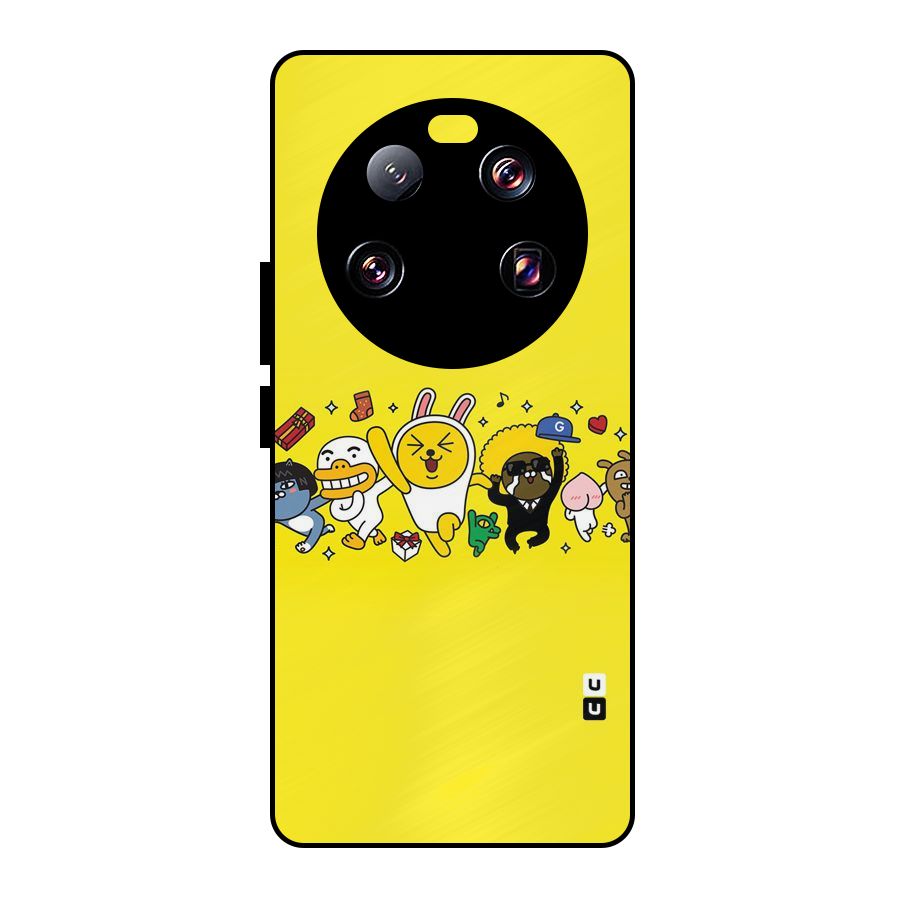 Yellow Friends Metal Back Case for Xiaomi 13 Ultra