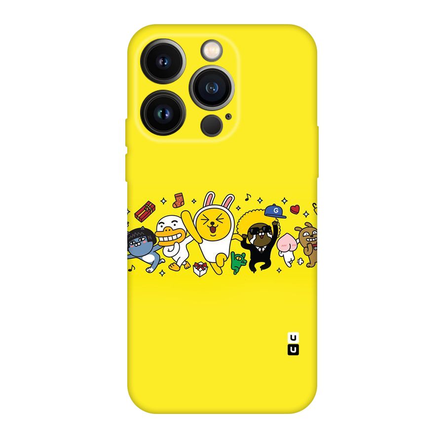 Yellow Friends Original Polycarbonate Back Case for iPhone 14 Pro