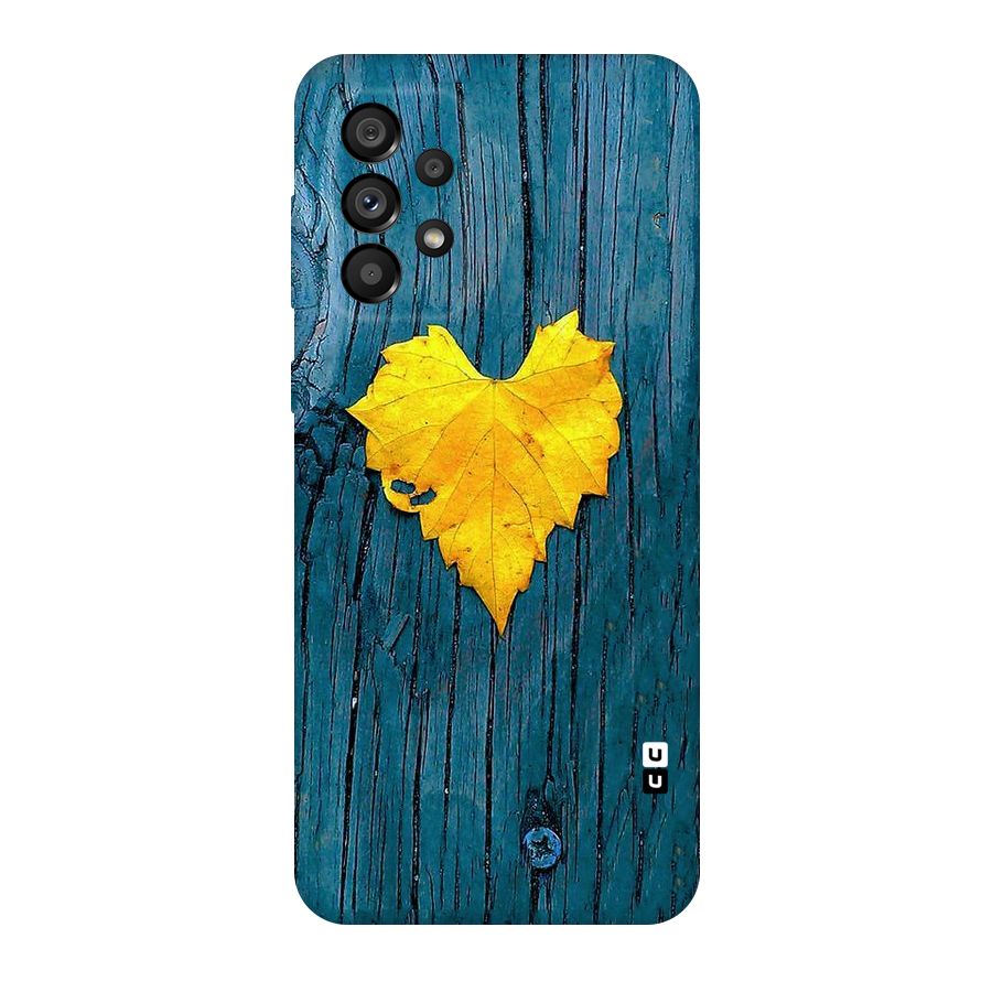 Yellow Leaf Original Polycarbonate Back Case for Galaxy A73 5G