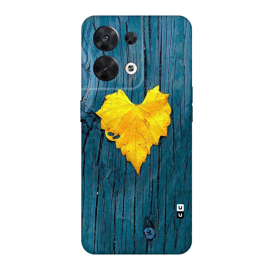Yellow Leaf Original Polycarbonate Back Case for Oppo Reno8 5G