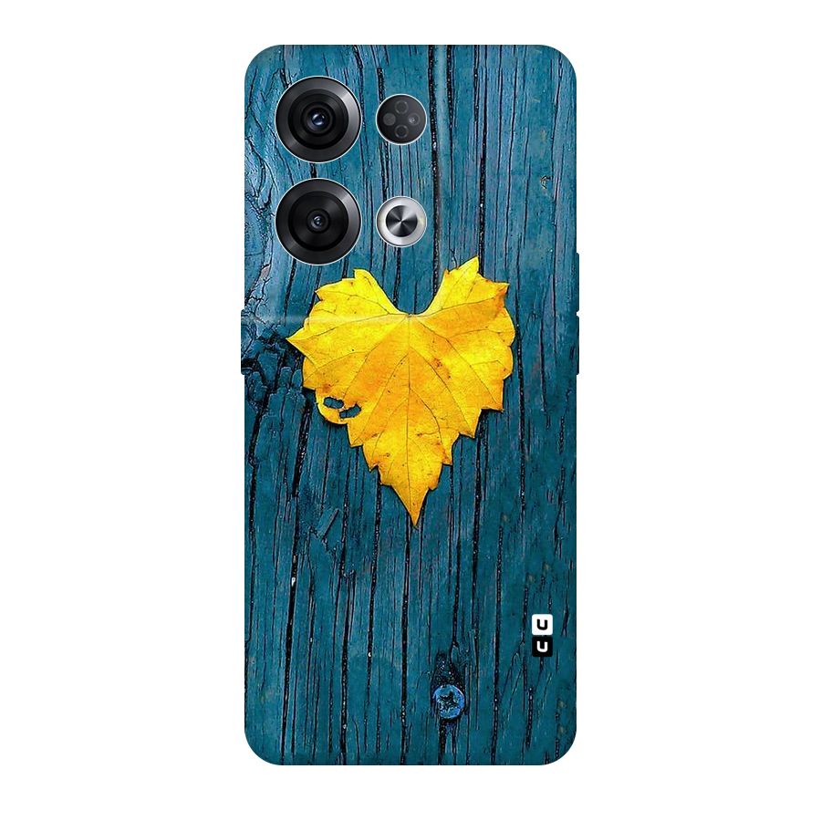 Yellow Leaf Original Polycarbonate Back Case for Oppo Reno8 Pro 5G