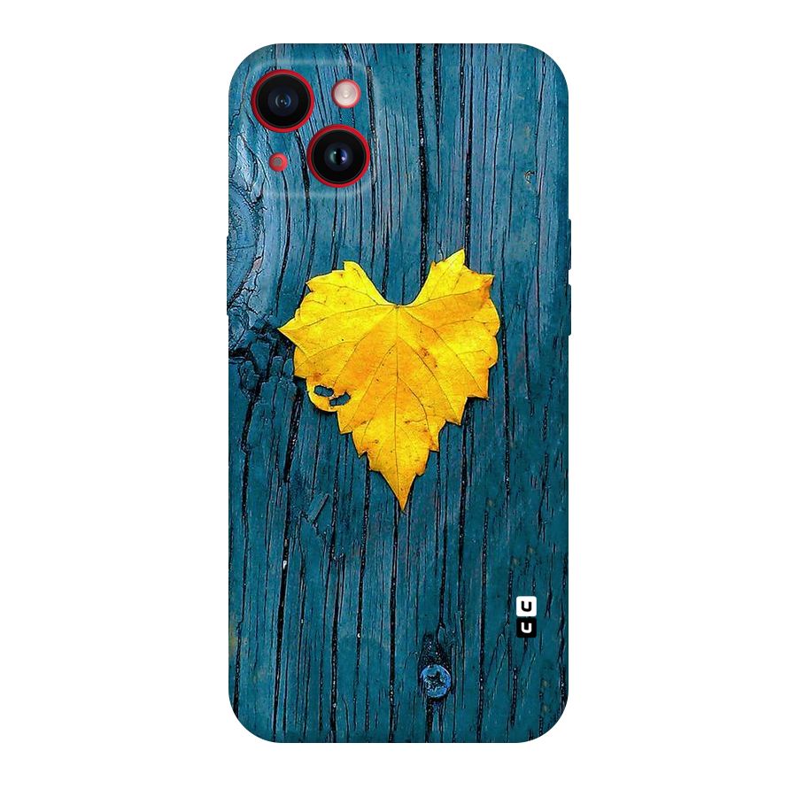Yellow Leaf Original Polycarbonate Back Case for iPhone 14 Plus