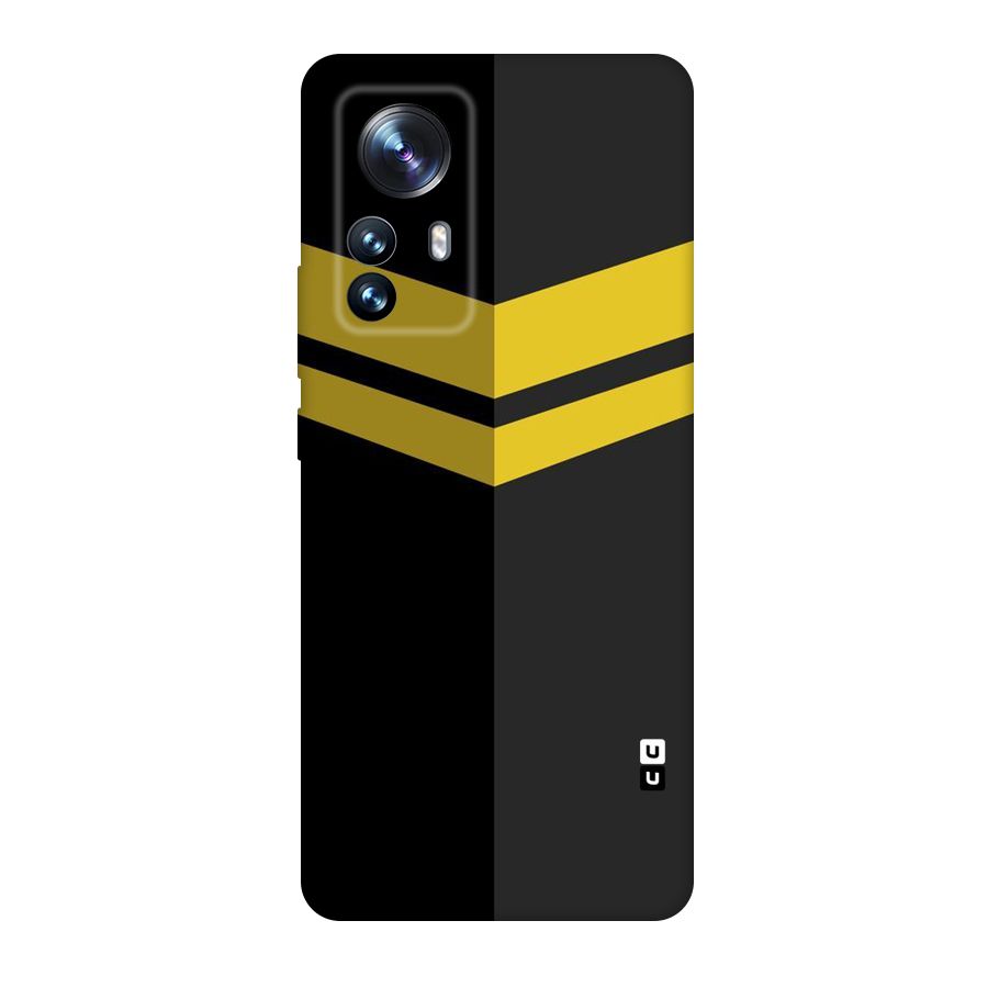 Yellow Lines Original Polycarbonate Back Case for Xiaomi 12 Pro