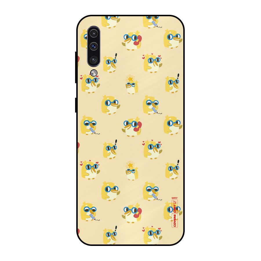 Yellow Parrot Metal Back Case for Galaxy A30s
