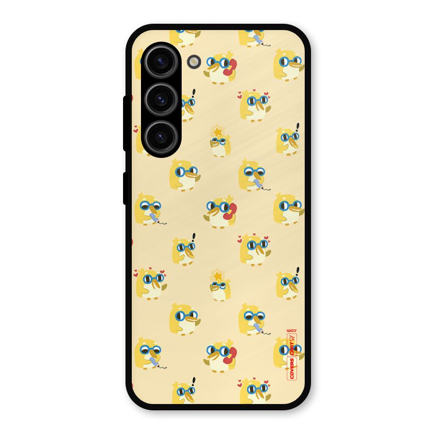 Yellow Parrot Metal Back Case for Galaxy S23