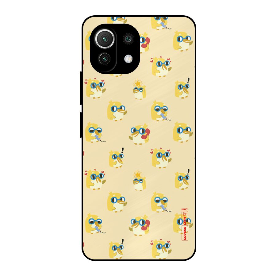 Yellow Parrot Metal Back Case for Mi 11 Lite NE 5G