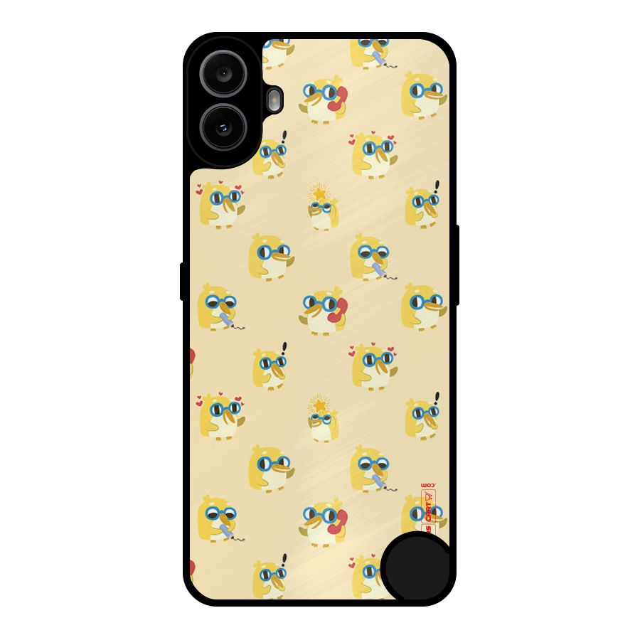 Yellow Parrot Metal Back Case for Nothing CMF Phone 1