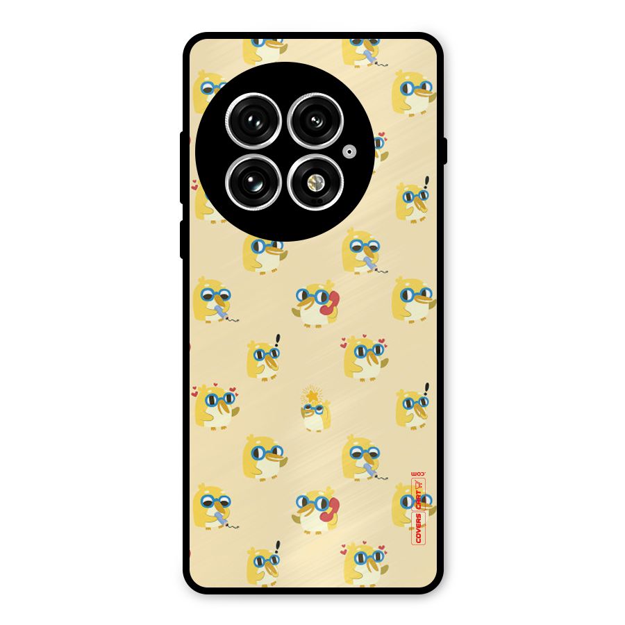 Yellow Parrot Metal Back Case for OnePlus 13