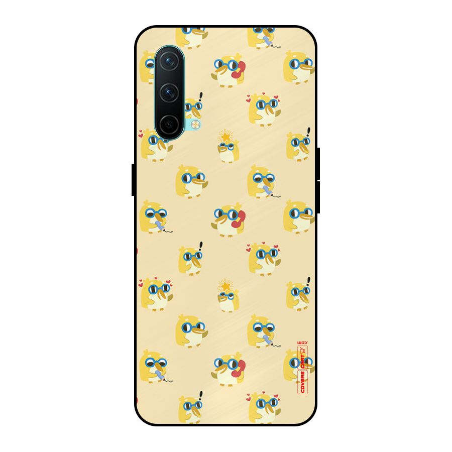 Yellow Parrot Metal Back Case for OnePlus Nord CE 5G