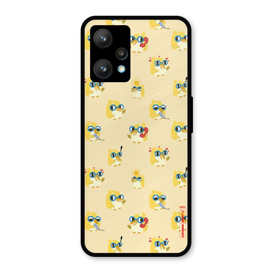 Yellow Parrot Metal Back Case for Realme 9 Pro Plus 5G