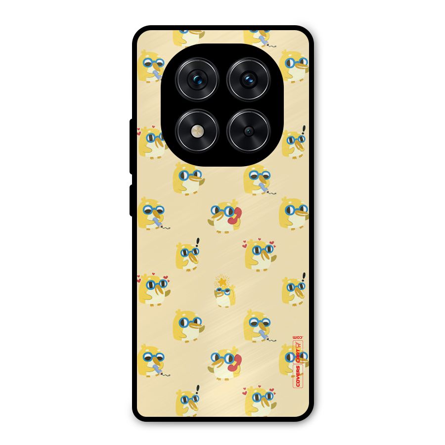 Yellow Parrot Metal Back Case for Redmi Note 14 Pro 5G