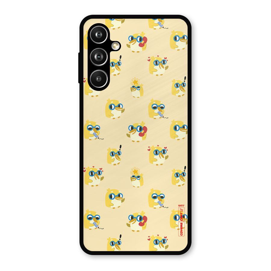 Yellow Parrot Metal Back Case for Samsung Galaxy M54