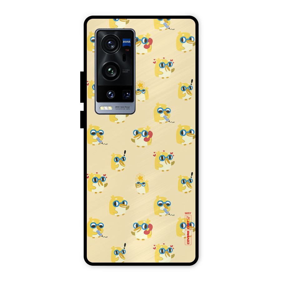 Yellow Parrot Metal Back Case for Vivo X60 Pro Plus