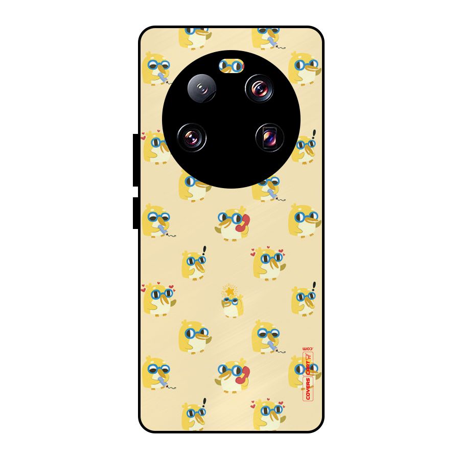 Yellow Parrot Metal Back Case for Xiaomi 13 Ultra