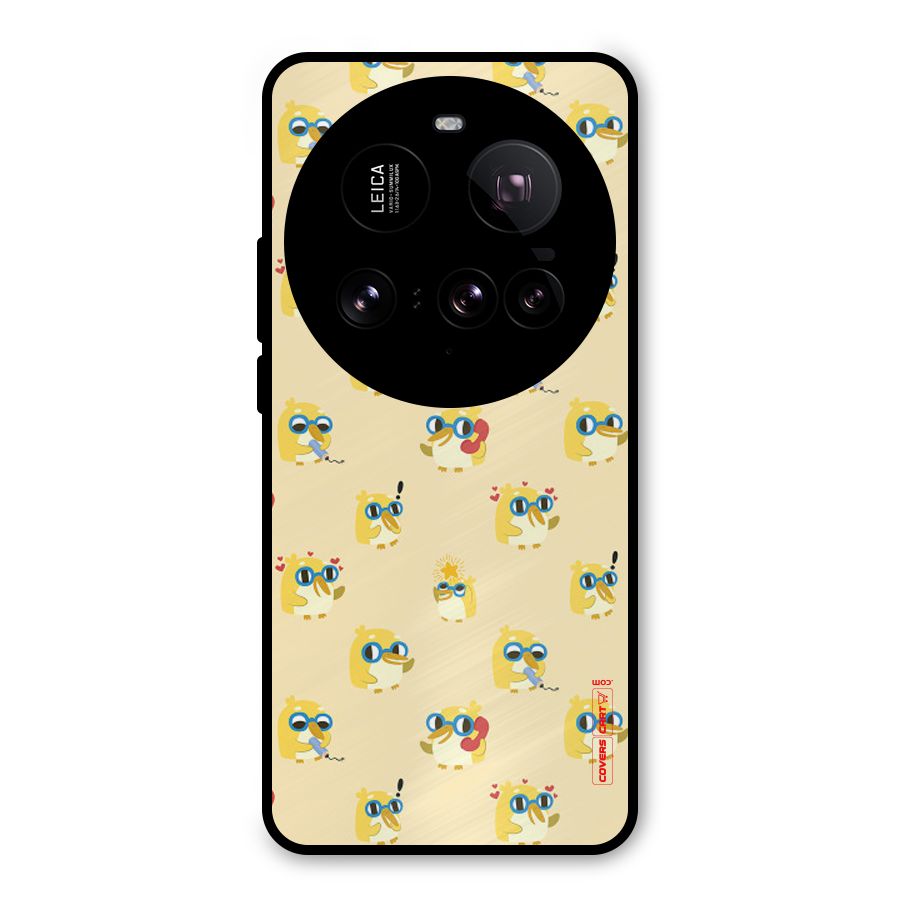 Yellow Parrot Metal Back Case for Xiaomi 15 Ultra
