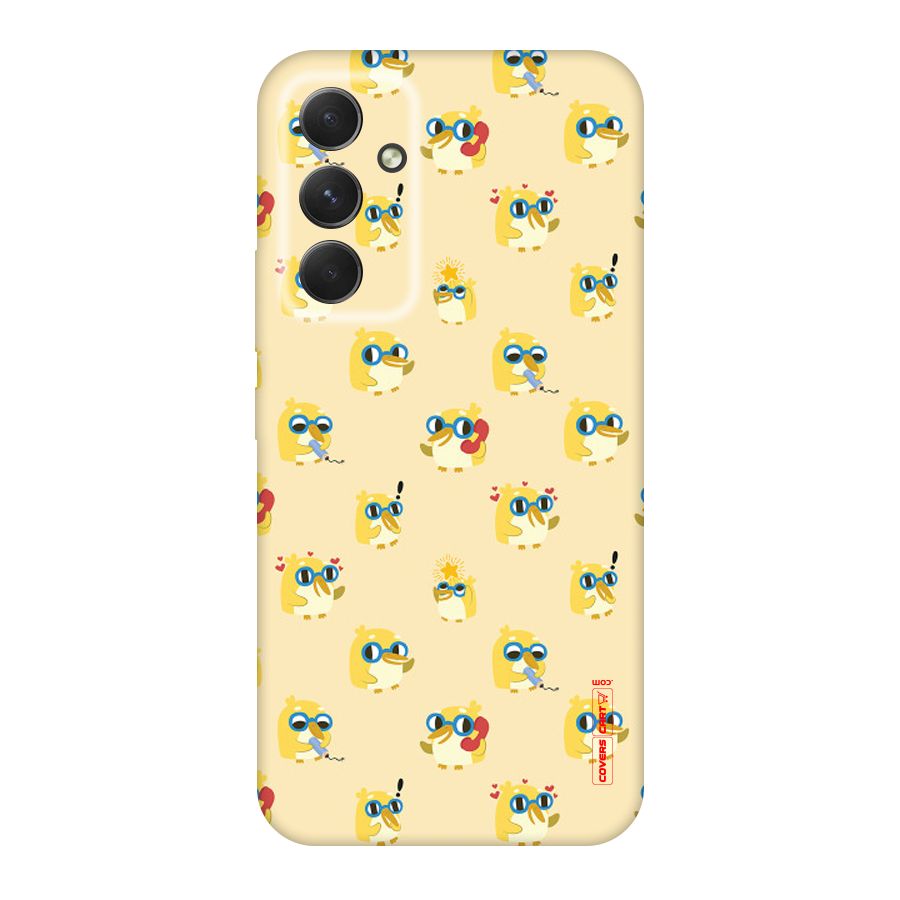 Yellow Parrot Original Polycarbonate Back Case for Galaxy A54