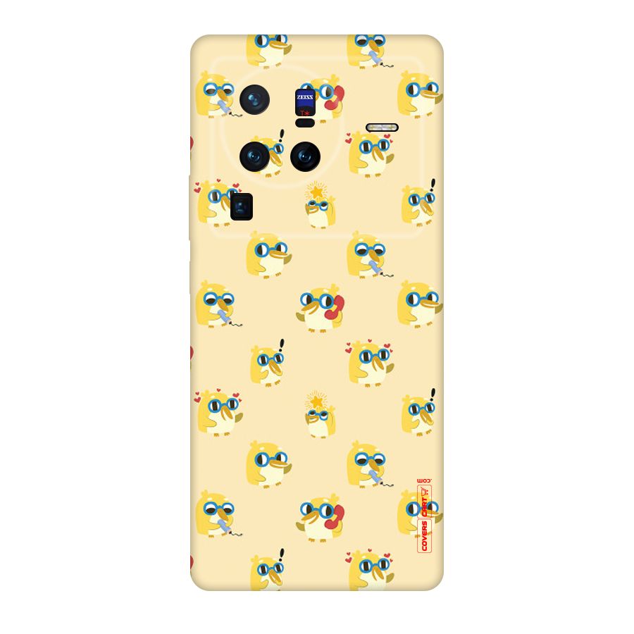 Yellow Parrot Original Polycarbonate Back Case for Vivo X80