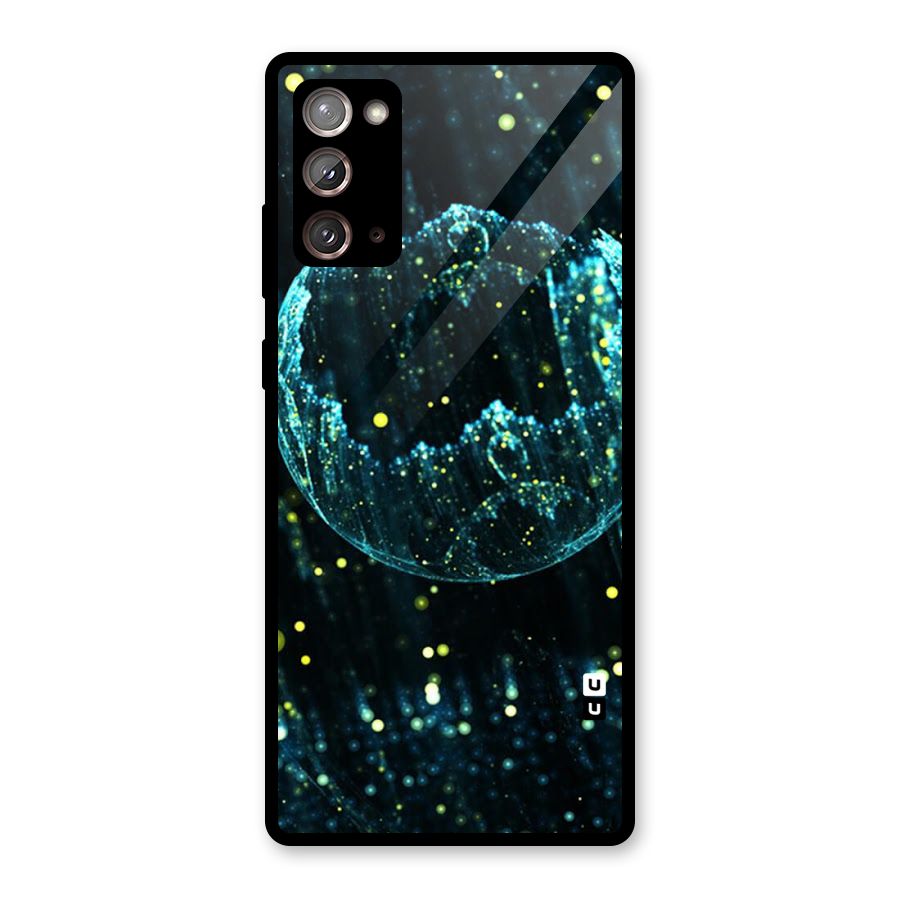 Yellow Rain Glass Back Case for Galaxy Note 20