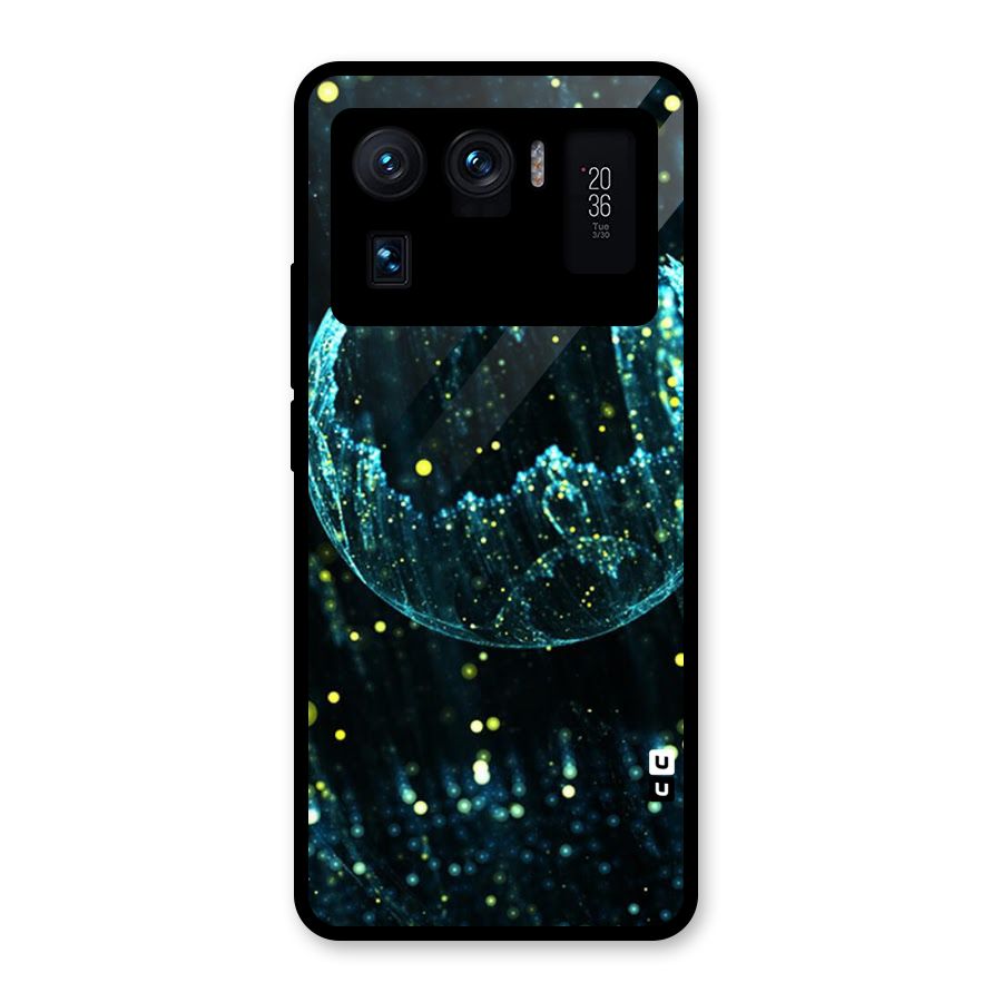 Yellow Rain Glass Back Case for Mi 11 Ultra