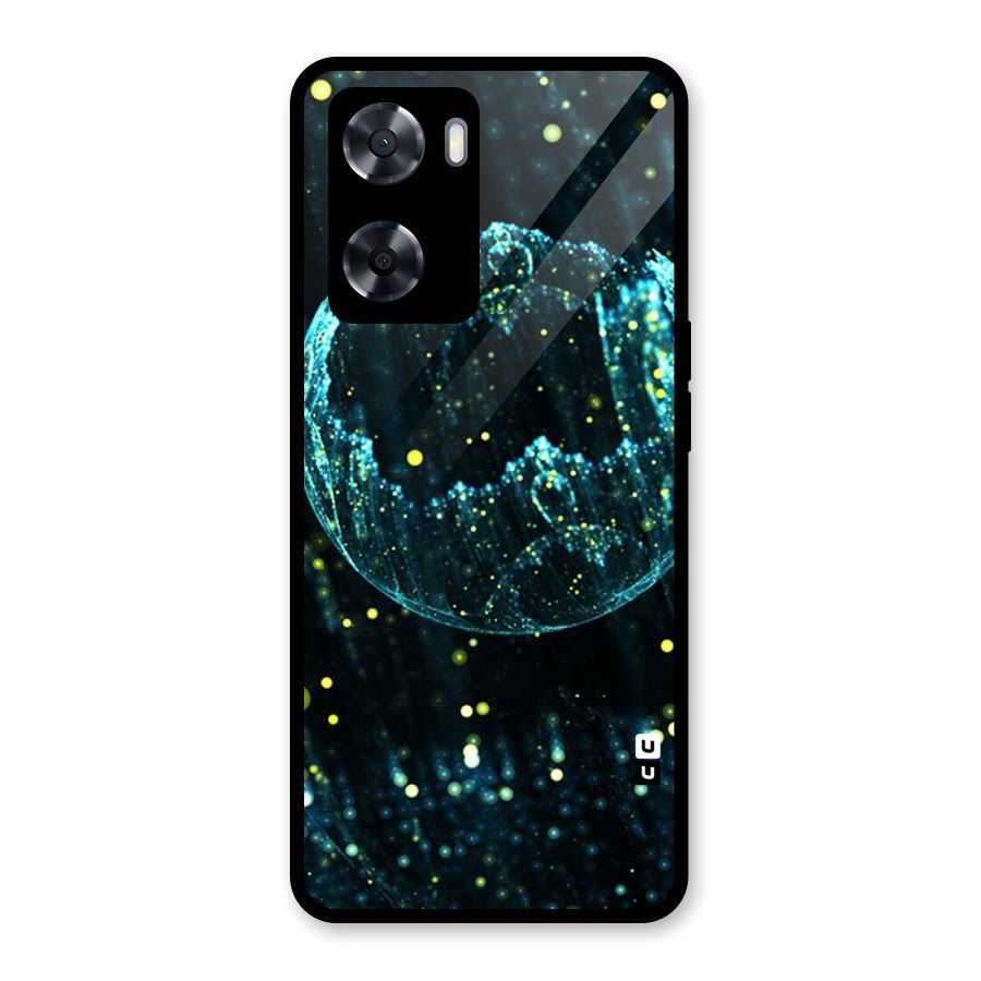 Yellow Rain Glass Back Case for OnePlus Nord N20 SE