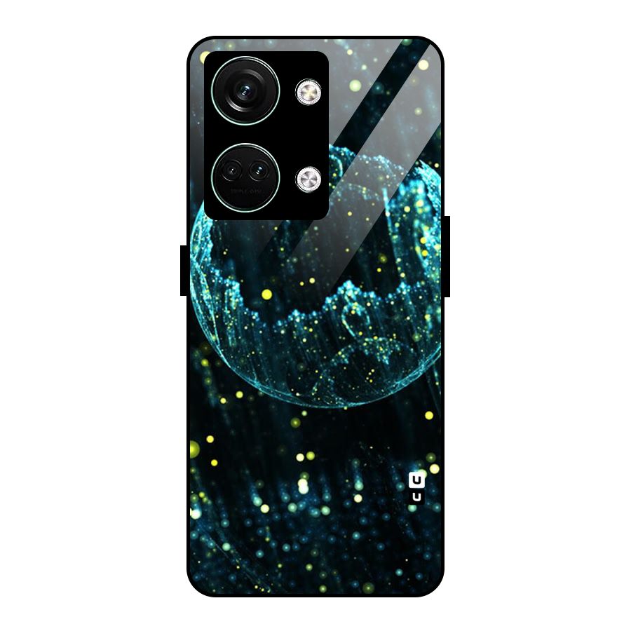 Yellow Rain Glass Back Case for Oneplus Nord 3