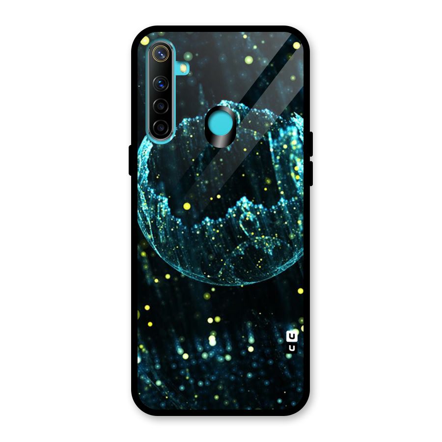 Yellow Rain Glass Back Case for Realme 5