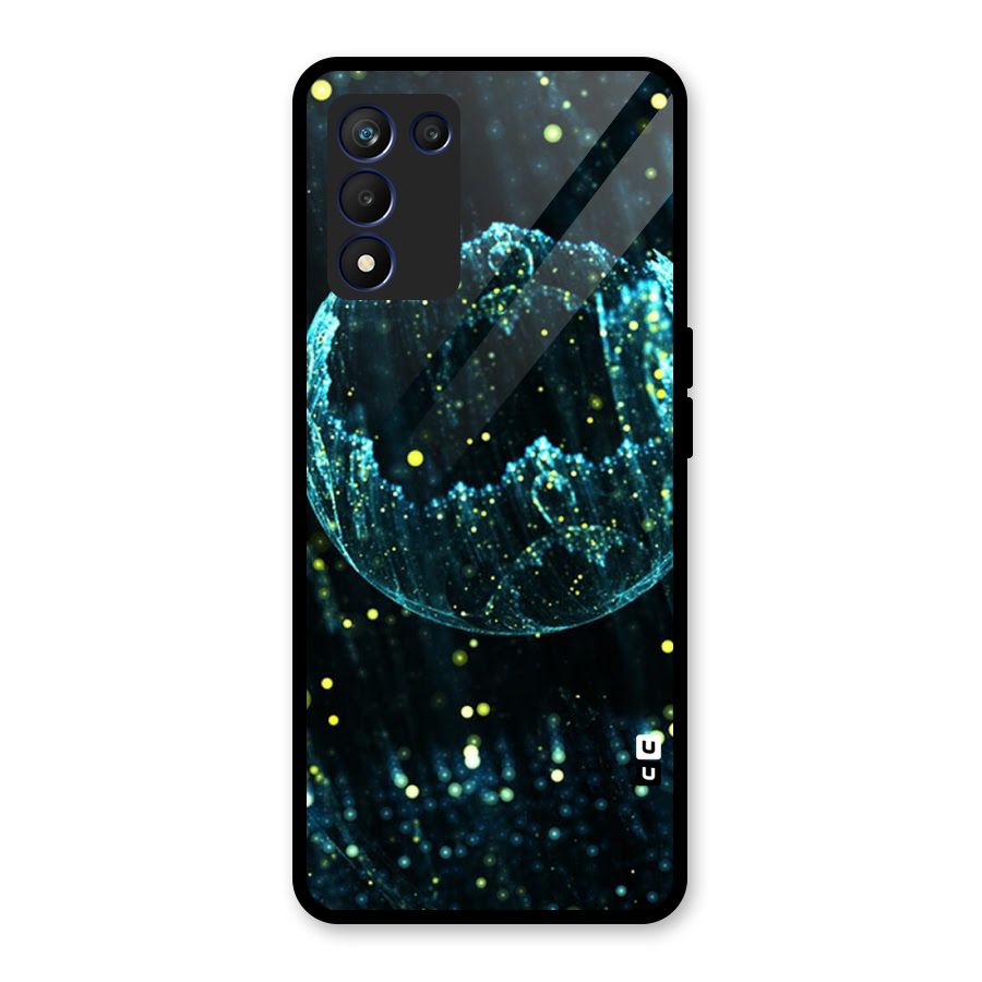 Yellow Rain Glass Back Case for Realme 9 5G Speed
