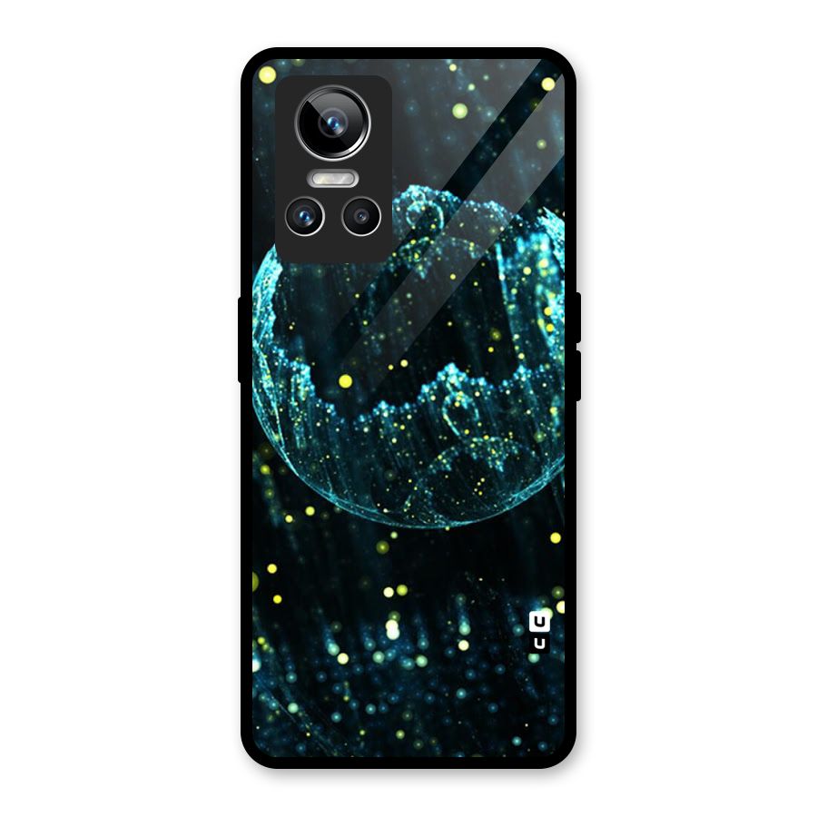 Yellow Rain Glass Back Case for Realme GT Neo 3