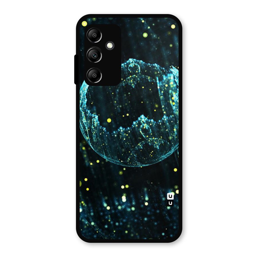 Yellow Rain Metal Back Case for Galaxy A14 5G