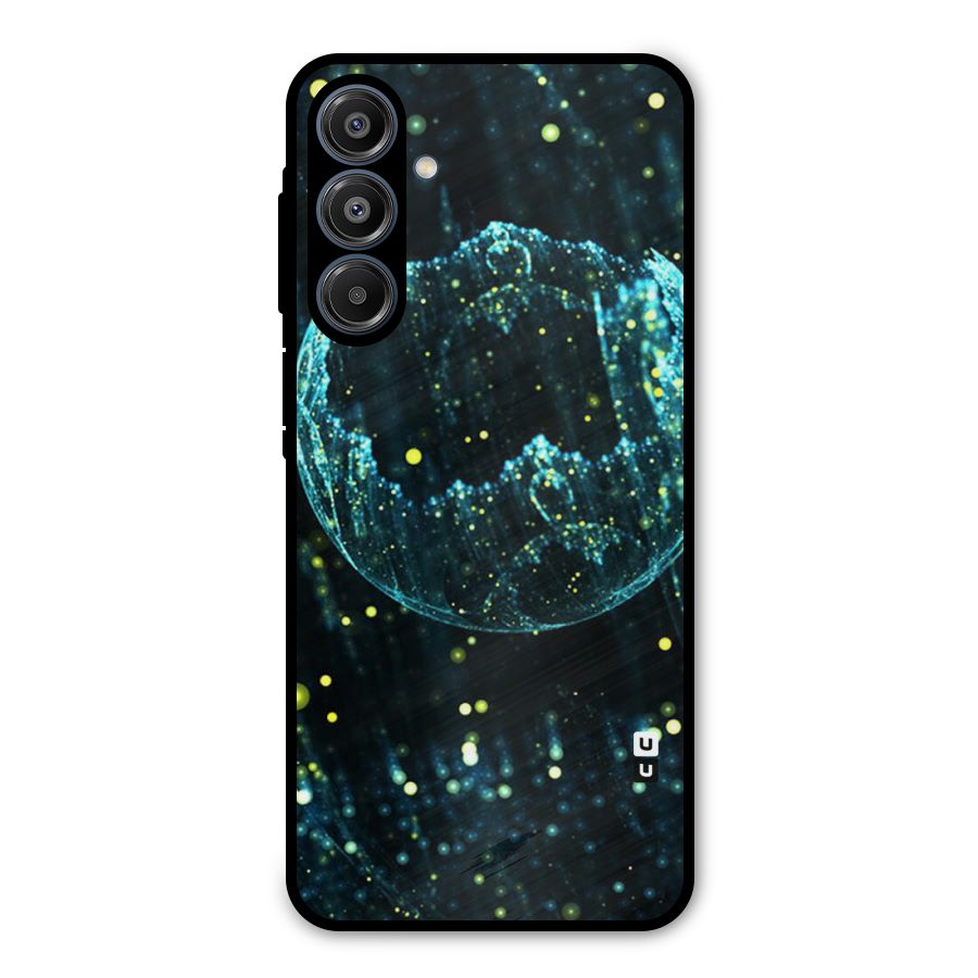 Yellow Rain Metal Back Case for Galaxy A16 5G