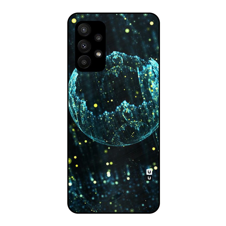Yellow Rain Metal Back Case for Galaxy A23