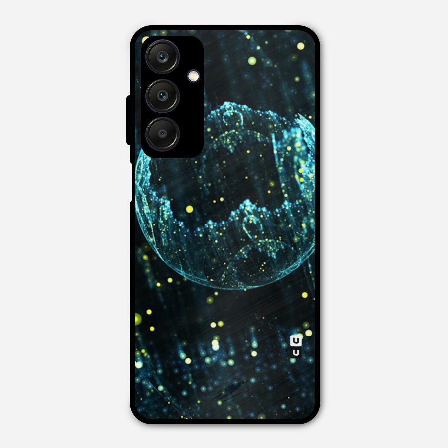 Yellow Rain Metal Back Case for Galaxy A25 5G