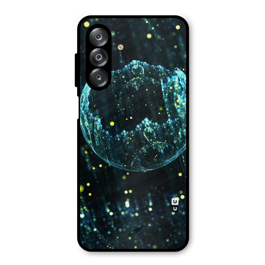 Yellow Rain Metal Back Case for Galaxy A26