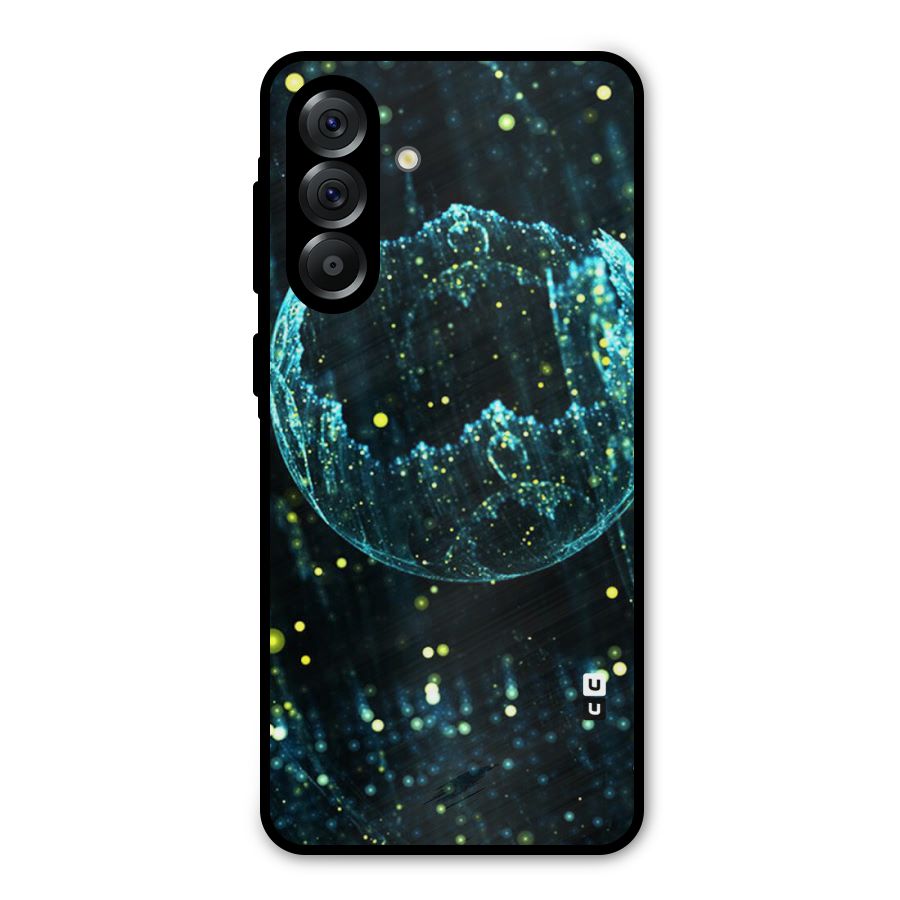 Yellow Rain Metal Back Case for Galaxy A36
