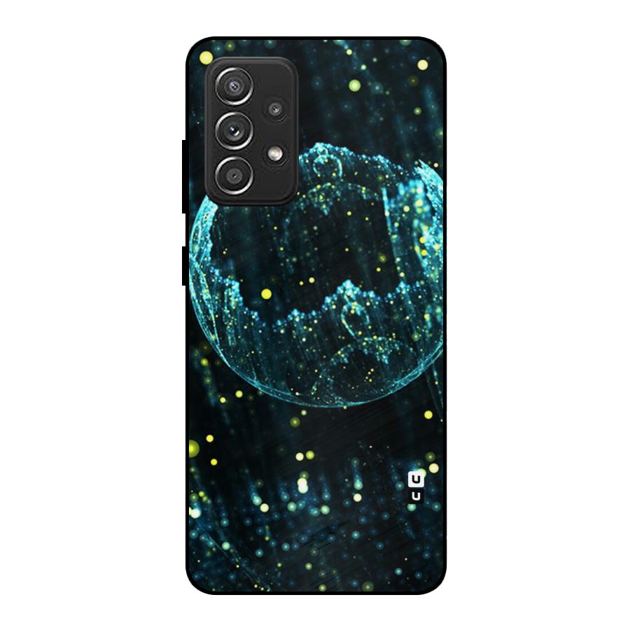 Yellow Rain Metal Back Case for Galaxy A52s 5G