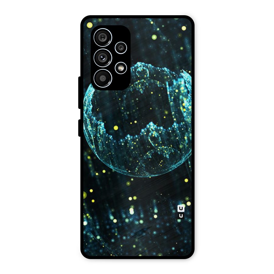 Yellow Rain Metal Back Case for Galaxy A53 5G