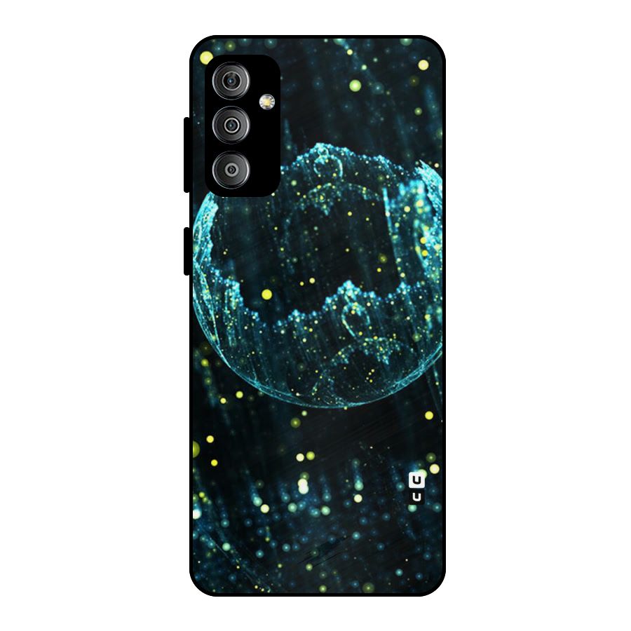Yellow Rain Metal Back Case for Galaxy F23
