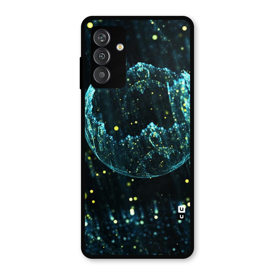 Yellow Rain Metal Back Case for Galaxy M14 5G