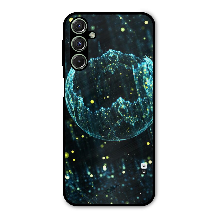 Yellow Rain Metal Back Case for Galaxy M34