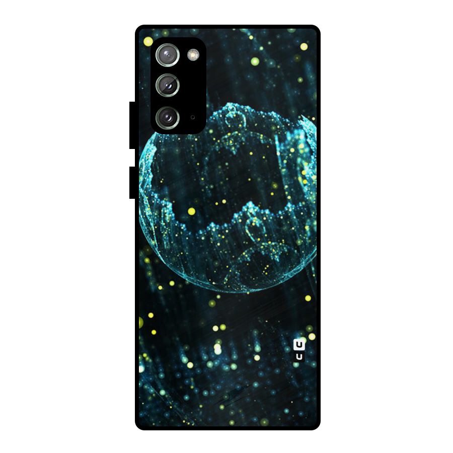 Yellow Rain Metal Back Case for Galaxy Note 20