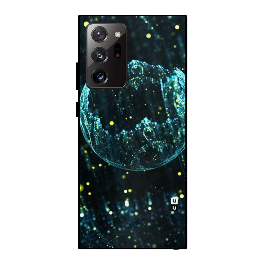 Yellow Rain Metal Back Case for Galaxy Note 20 Ultra