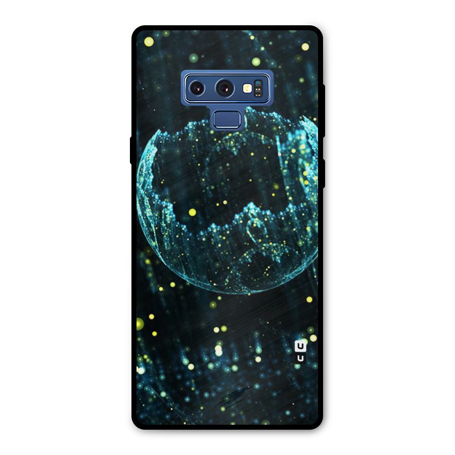 Yellow Rain Metal Back Case for Galaxy Note 9