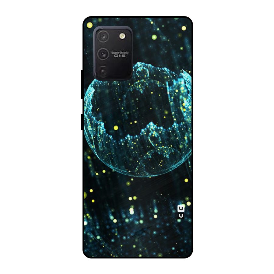 Yellow Rain Metal Back Case for Galaxy S10 Lite