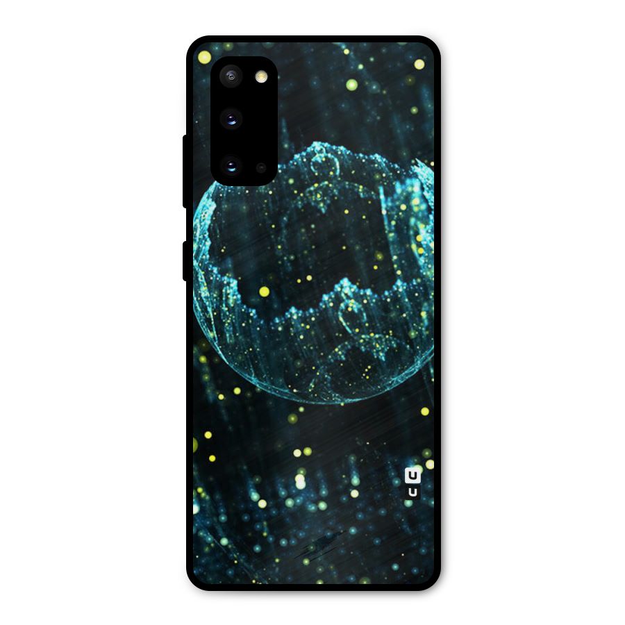 Yellow Rain Metal Back Case for Galaxy S20