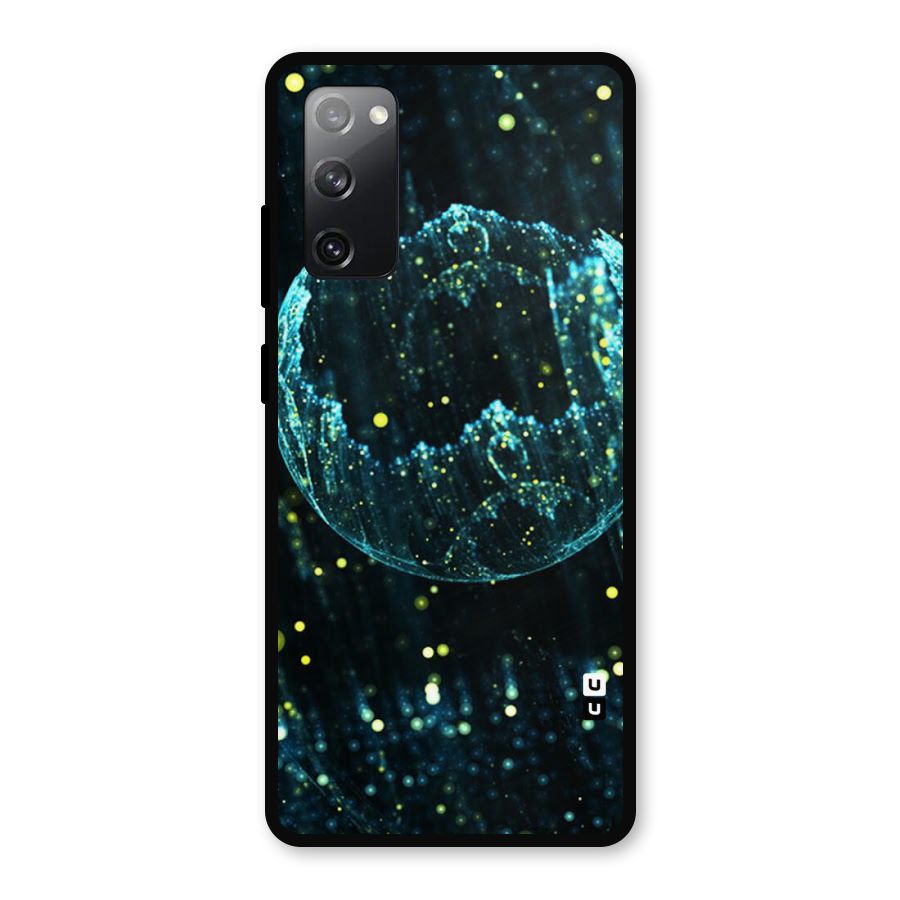 Yellow Rain Metal Back Case for Galaxy S20 FE