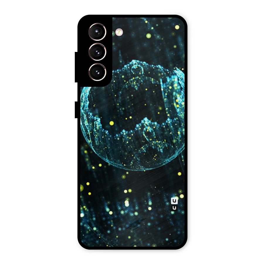 Yellow Rain Metal Back Case for Galaxy S21 5G
